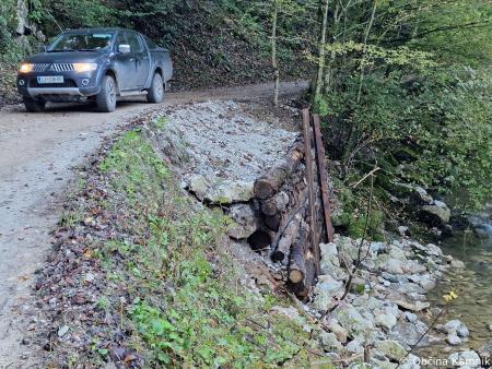 Sanacijska obnova gozdnih cest po poplavah (6)